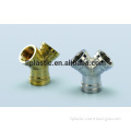 casting brass fittings brass Y type female tee